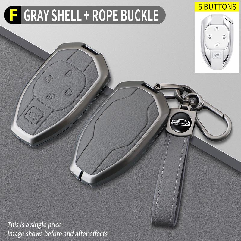 Key Cover for 23/24 GAC Trumpchi M8, Master E9MAX - High-End Buckle Shell for Men and Women.