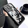 Black & White Butterfly Groove iPhone Case for 15/16/17 Pro Max - New Style Staircase Protection