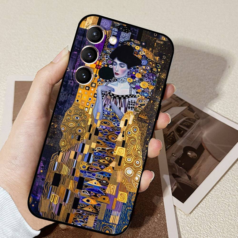 The Kiss Gustav Klimt Phone Case For Samsung Galaxy S21 S22 S23 S24ULTRA S25ULTRA FE Ultra Plus5G A52S S26 Soft Cover