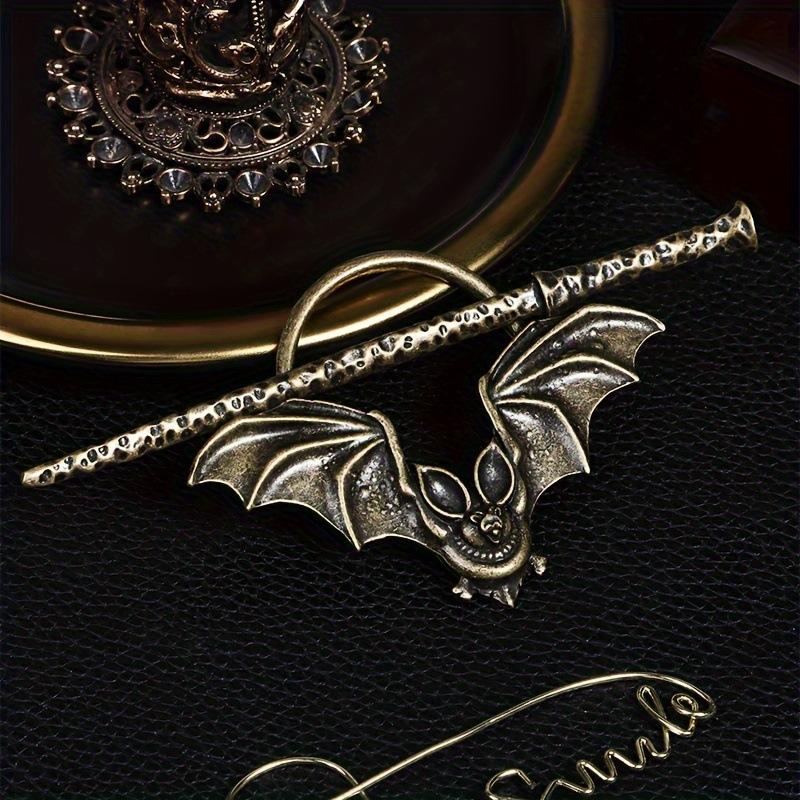 Cross Border Hair Accessories From Europe America Gothic Retro Bat Women's Nordic Viking Personalized