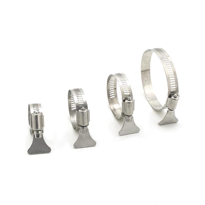 Stainless Steel Hose Clamps and Pipe Clips for Water Pump Accessories