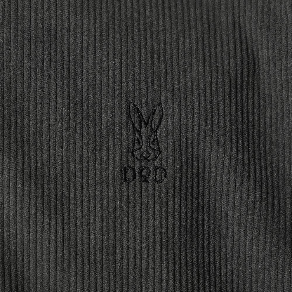 Dod Grainfield Corduroy Half-Zip Anorak (D.Charcoal Grey)