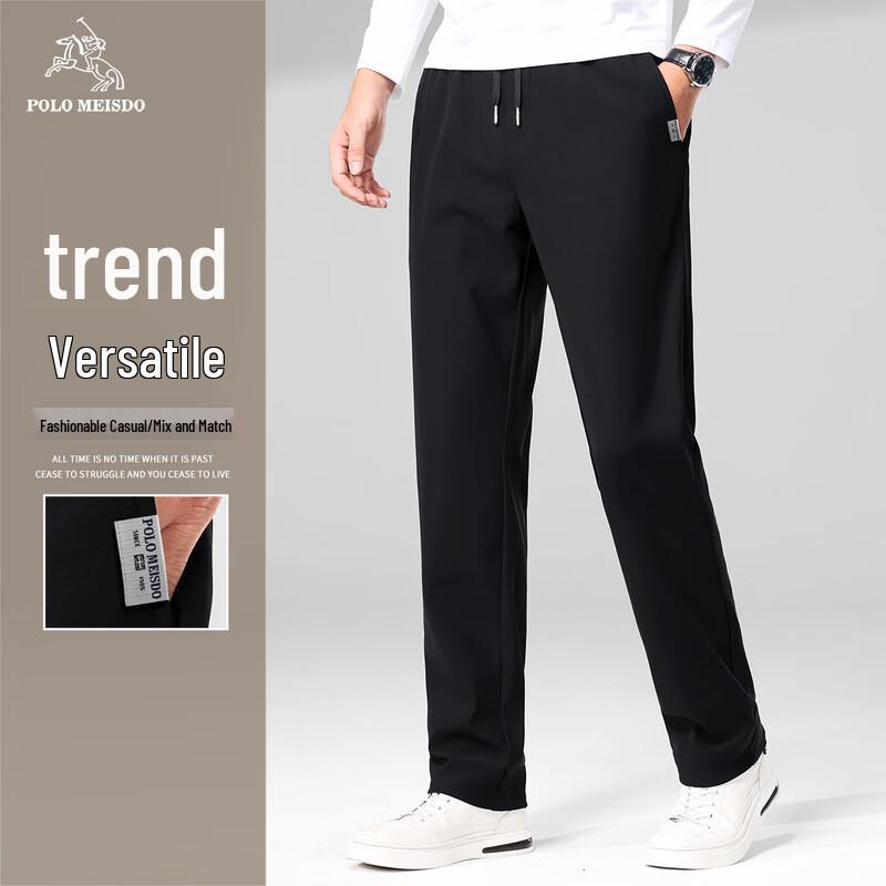 POLOMEISDO Men s Autumn Winter Stretch Straight-Leg Casual Pants M