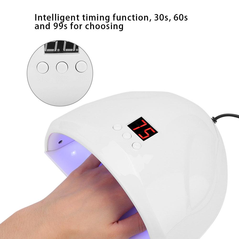 36W Intelligent LED UV Gel Nail Polish Dryer Lamp Fashion Nail Curing Machine Manicure Tool