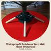 Reversible Christmas Tree Stand Mat Floor Protector Gift Decorative Xmas Skirt for Indoor