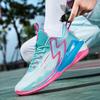 Large Size Luminous Basketball Shoes Men's High-top Combat Boots Mesh Student Actual Combat Sneakers Cement Floor Sneakers a Pair 2025
