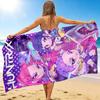 1Pc Huntrx Future Beats Beach Towel, Quick Dry, Multi-Use for Beach Pool Gym Yoga Home Travel, Christmas, Halloween, Xmas Gift Em92911