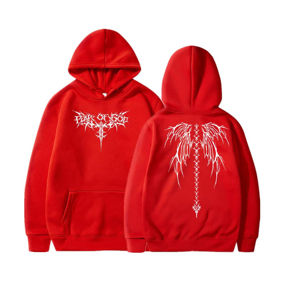 Death Wings Print Zipper Hoodie Men Women Gothic Y2k Jacket Hoodies Casual Sweatshirt Coat Streetwear Winter Autumn