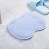 Back Scrubber For Shower Foot Brush New Wall Mounted Back Scrubber Bathroom Wash Foot Mat Exfoliating Dead Skin Foot Brush Blue