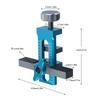 Cabinet Door Positioning Template Adjustable Length Cabinet Hardware Jig Wardrobe Mounting Clamp For Restaurant Home Drawer