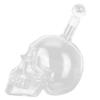 Skull Shape Glass Wine Bottle Transparent Whisky Bottle Container for Bar KTV Supplies1000ml