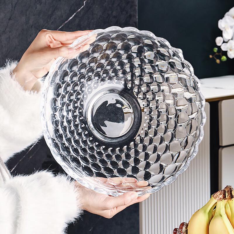 Glanas Glass Fruit & Snack Plate