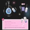 Retro Photocard Holder 1 Inch Card Display Case Stylish Acrylic Keychain  For Collectors