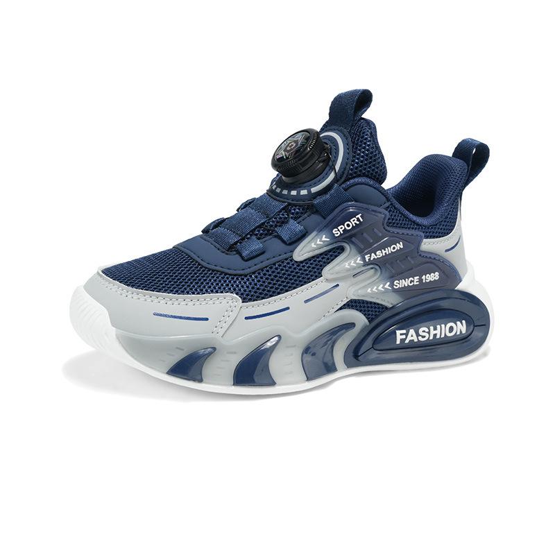 Boys' sneakers mesh breathable and lightweight 2025 summer new sneakers soft sole casual girls' dad shoes tide