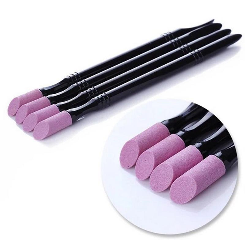 1Pc Nail Art Quartz Pusher Cut Tool Manicure Stone Polish Stick Grinding Rod