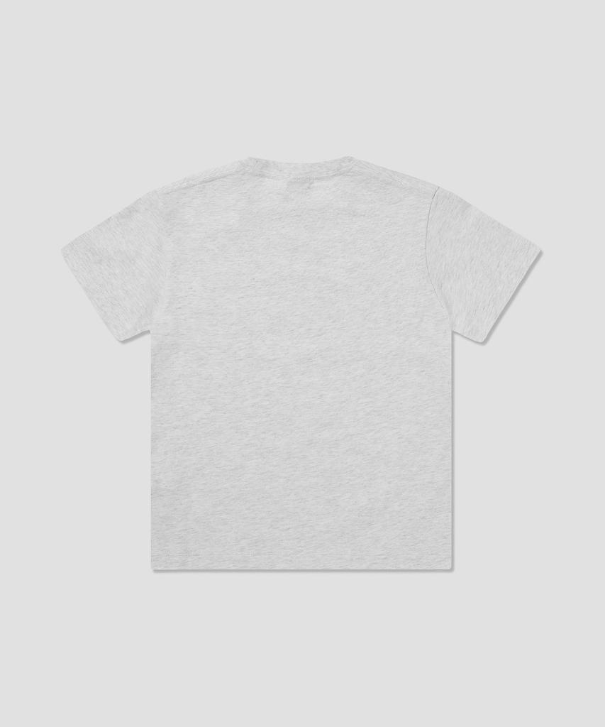 DICKIES Slim Fit Tree Logo T-Shirt White Melange