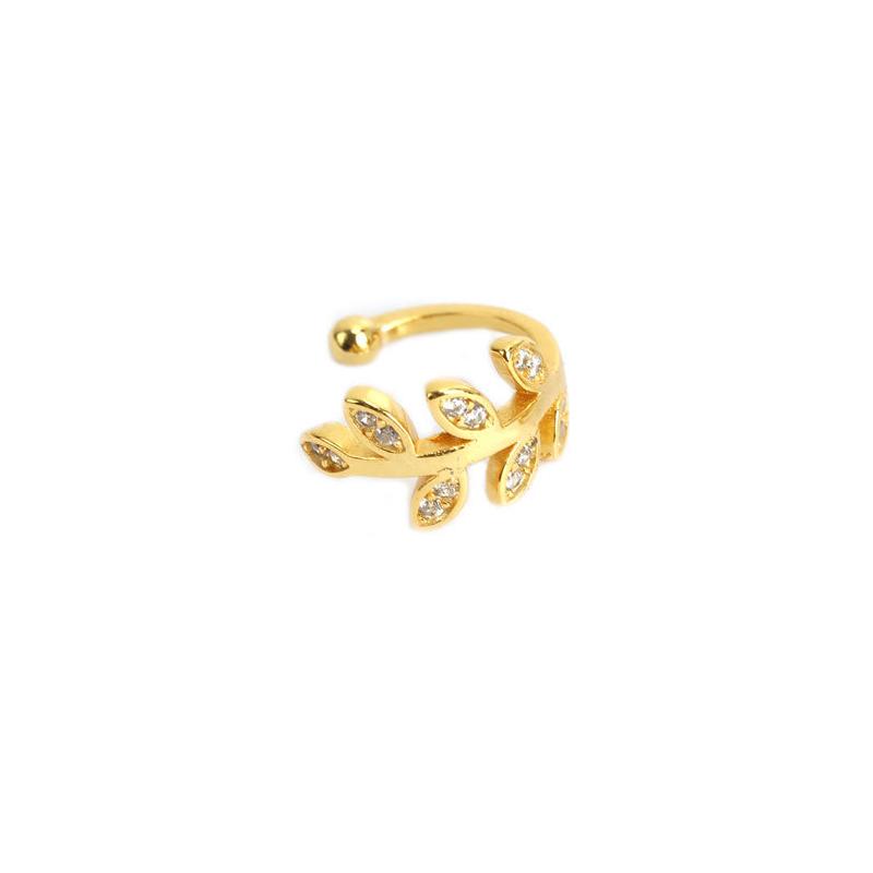 Gold Color Smooth Metal Chunky Hoop Earrings for Women Girls Fashion Punk C-Shaped Spiral Pattern Ear Buckle Lightweight Jewelry