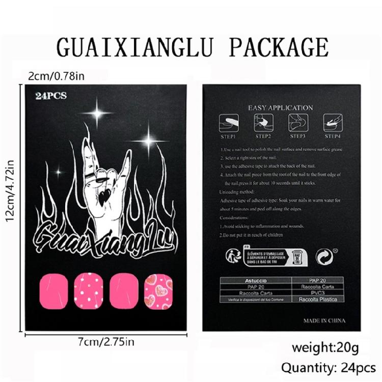24 kusů nalepovacích nehtů čtvercových nalepovacích nehtů francouzské designy falešných nehtů umělé nehty dárky pro ženy dívky