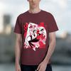 Anime Style Unisexs Tshirt He Themed Characters Valentines Day Gift For Him 2026 New Model Shortsleeve Crewneck Tshirt Classic