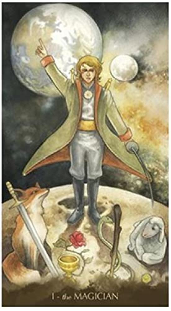 Kancharo Tarot Card Set of the Little with Japanese Tarot Card Instructions and Pouch 78-Card (Tarot Prince) (Authentic)