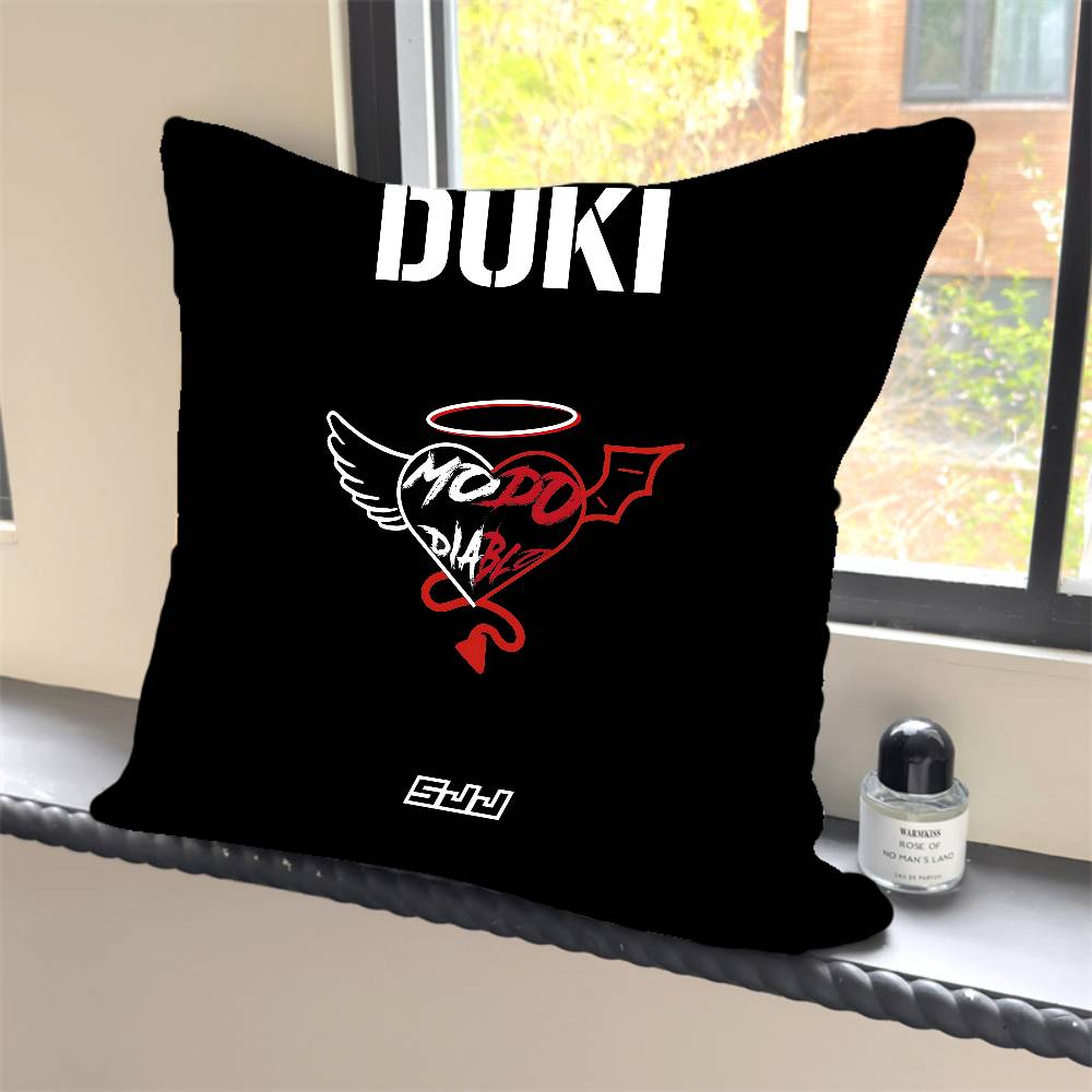 1PC Rapper D-Duki Pillow Case Square Bedroom Sofa Leisure Comfort Cushion Car Home Decoration