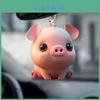 Cute Pig Acrylic Keychain Car Interior Decoration Pendant For Backpack Festive Gift