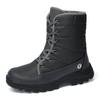 Fashion Men Boots Winter with Fur Super Warm Snow Boots Men Winter Work Casual Shoes Sneakers High Top Rubber Ankle Boots Fashion