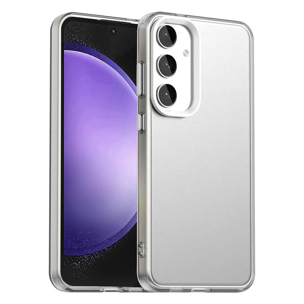 For Samsung Galaxy S23 FE Case PC+TPU+PET Matte Anti-Drop Phone Back Cover