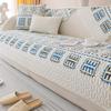 Sofa Cushion Summer High-End Crystal Velvet Four Seasons Universal Simple Modern Backrest Towel Light Luxury Cushion