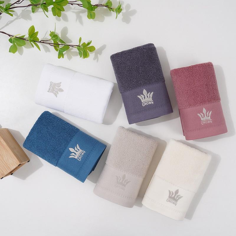 Cotton towel bath towel small bath towel embroidery crown hotel sports bath towel