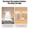 USB Rechargeable Table Lamp Adjustable Brightness Eye Protection Desk Light Touch Dimming Table Light LED Double-Head Desk Lamp With Holder