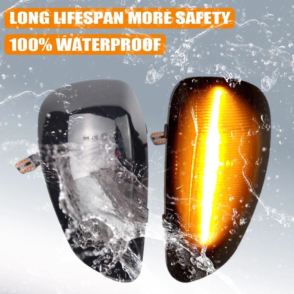 Fit for Renault Master III 3 EV FV HV JV UV 2010 2011 2012 2013 2014 -  Dynamic LED Side Mirror Turn Light Signal Lamp