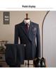 Coffee Color Men's Formal Suit Set for Weddings and Business - Groom and Best Man Fit