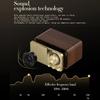 2022 New Outdoor Portable Speaker Desktop Retro Wireless Bluetooth Speaker FM Radio Hi-Fi Stereo Subwoofer Support TF Card, AUX
