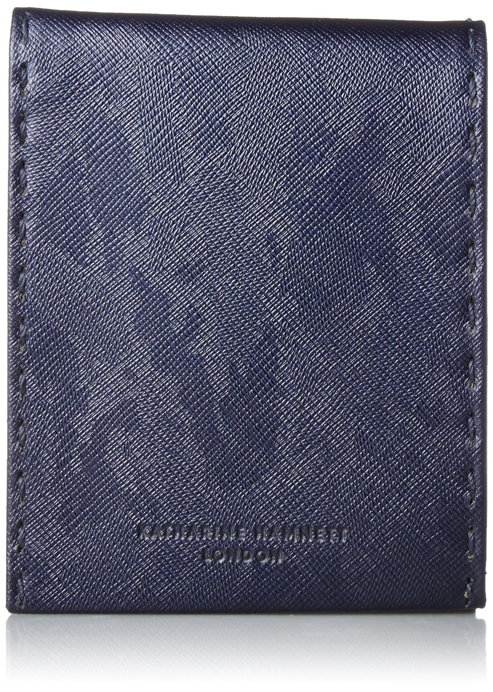 

Кошелек KATHARINE HAMNETT LONDON BOND из японской кожи с металлическим камуфляжным принтом, темно-синий