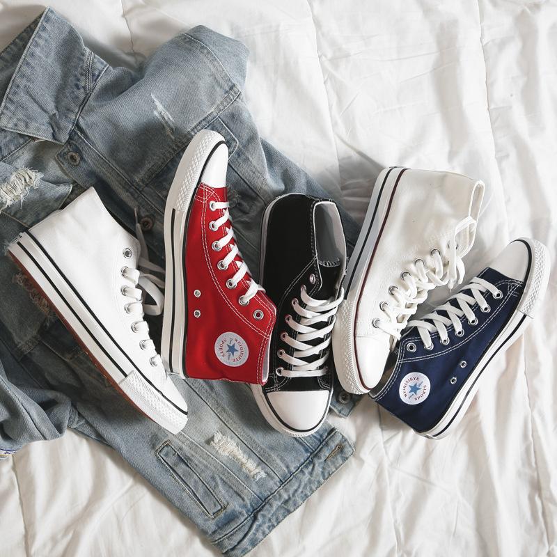 Classic High-top Canvas Shoes for Men and Women, Couples, Students, Versatile Casual Shoes, Single Shoes