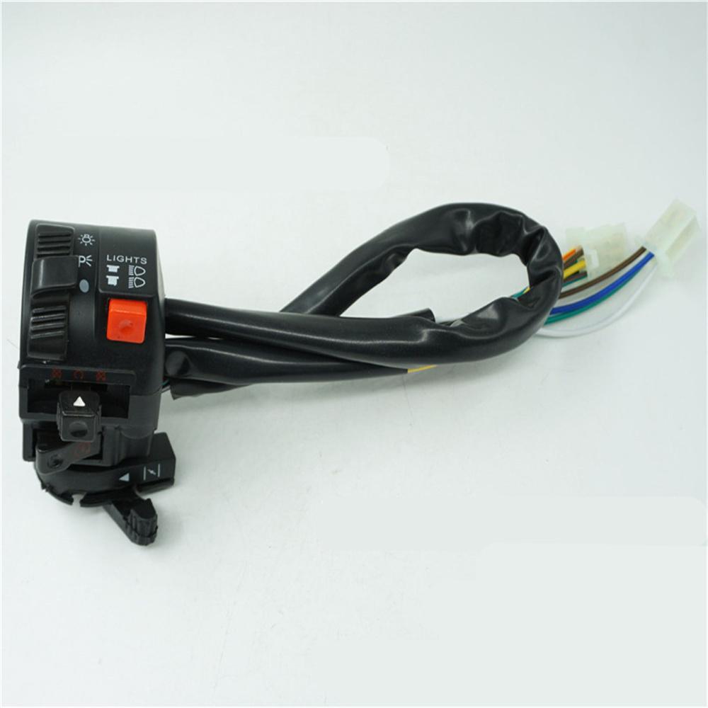 New 22mm 7/8"Motorcycle Handlebar Start Stop Headlight Hi/Low Throttle ON-Off Switch