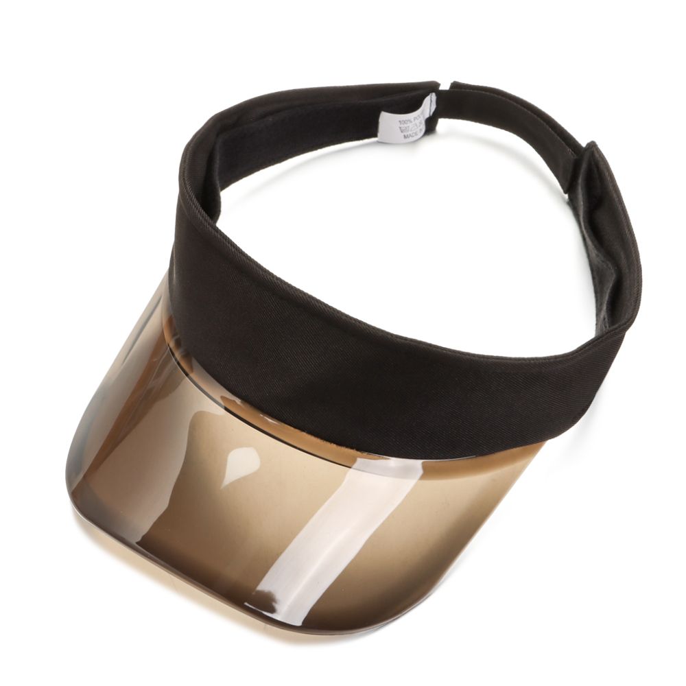 Lässige Reise PVC Sonnenschild Strandkappe UV-Schutz Sportmütze