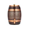 Copper Water Dispenser 5 Litre | Handcrafted Antique Engraved Copper Barrel