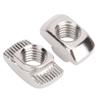 100pcs European Standard T Nut 45T M8 Threaded T Sliding Nut for Aluminum Profile
