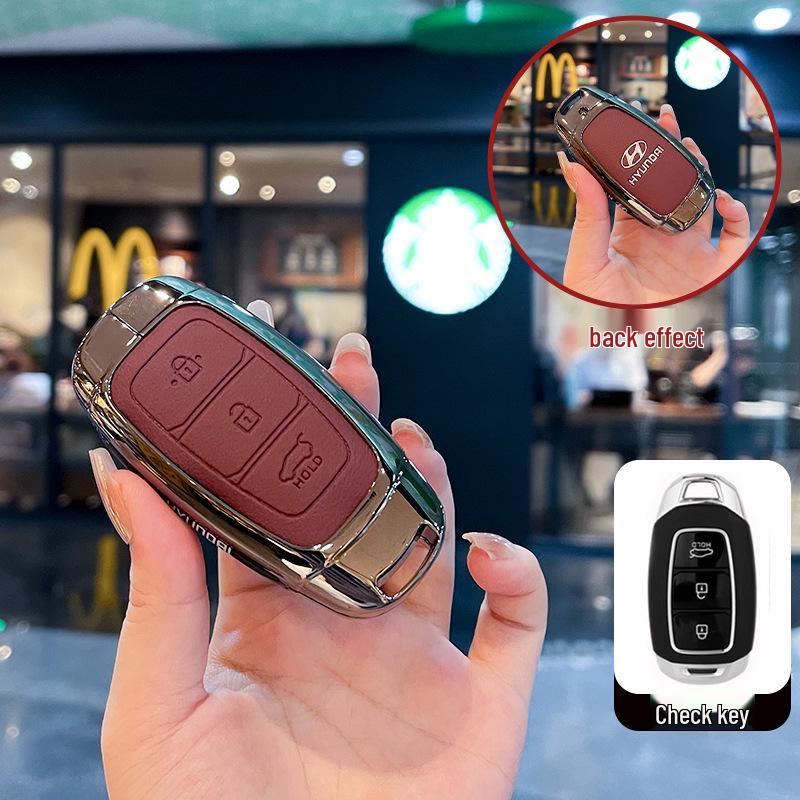 Kompatible Schlüsselhüllen für Hyundai: Festa, Elantra ix35, Tumi, ix25, Encino Modelle.