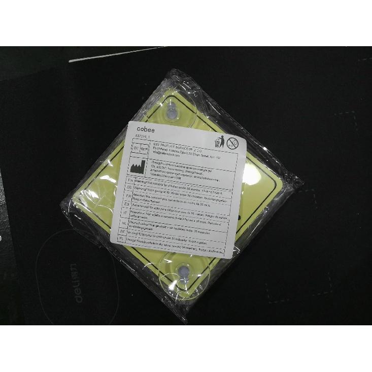 Cobee Baby On Board Car Warning Signs, 2 Pcs 5"X5" Safety Car Sign With Double Suction Cups, Baby In Car Sticker For Car Window Cling Reusable