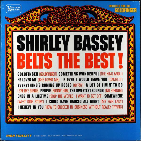 

LP Record SHIRLEY BASSEY Shirley Bassey Belts The Best UAL3419 United Artists 1965 US Jazz Used
