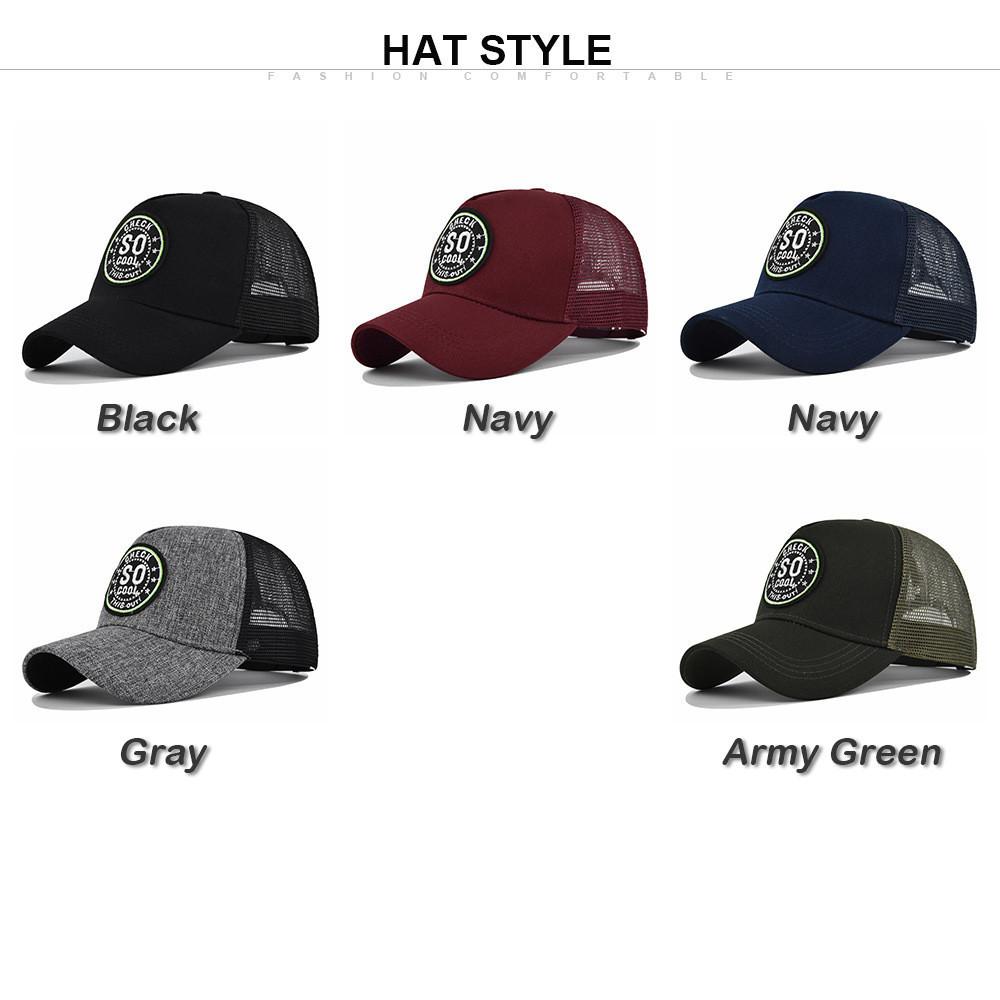 Duck Hat Cartoon Embroidered Baseball Cap Adjustable Cotton Casual Hat Mesh