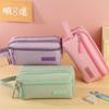 Oxford Fabric Pencil Case Large Capacity Pen Pouch Simple Pen Case  Office Supplies
