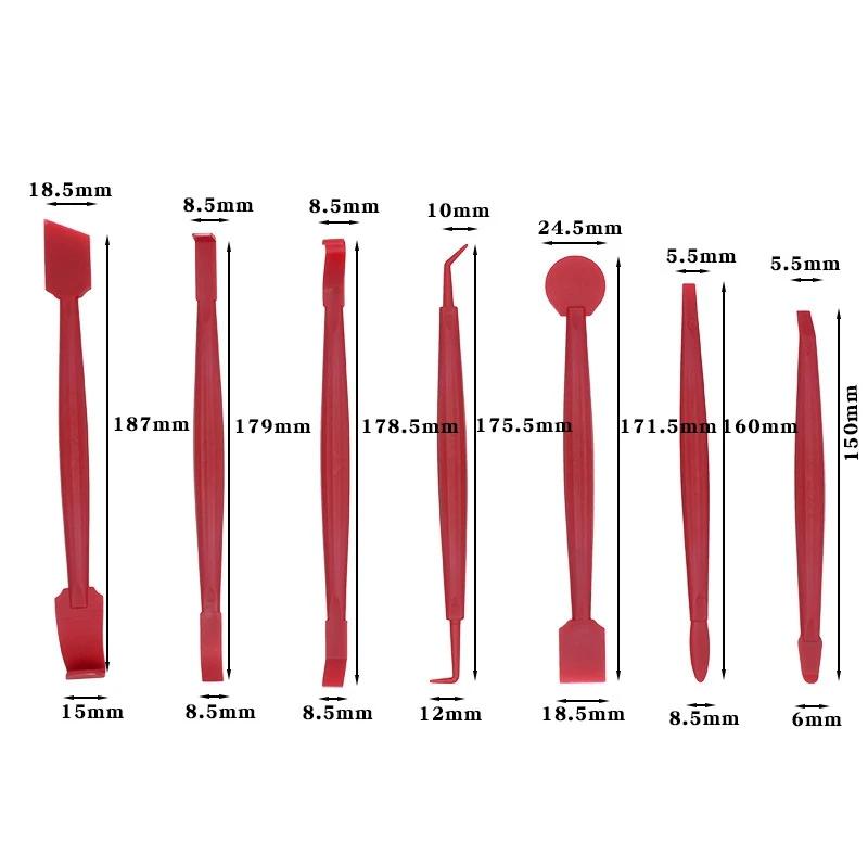 Car Film Wrap Tool Kit Car Vinyl Wrap Window Tint Film Tool Kit Vehicle Stickers Install Squeegee Set Scraper Car Accessories