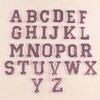 Accessories Bead Sequins Embroidery Cloth Label 26 English Letters Patch Sticker Accessories Computer Embroidery Label Badge Cloth Sticker