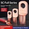 Cd Copper Lug Ring Wire Connectors Bare Cable Electric Crimp Terminal Sc4-6 Sc6-6 Sc6-8 Sc10-6 Sc16-6 Sc16-8 Sc25-8
