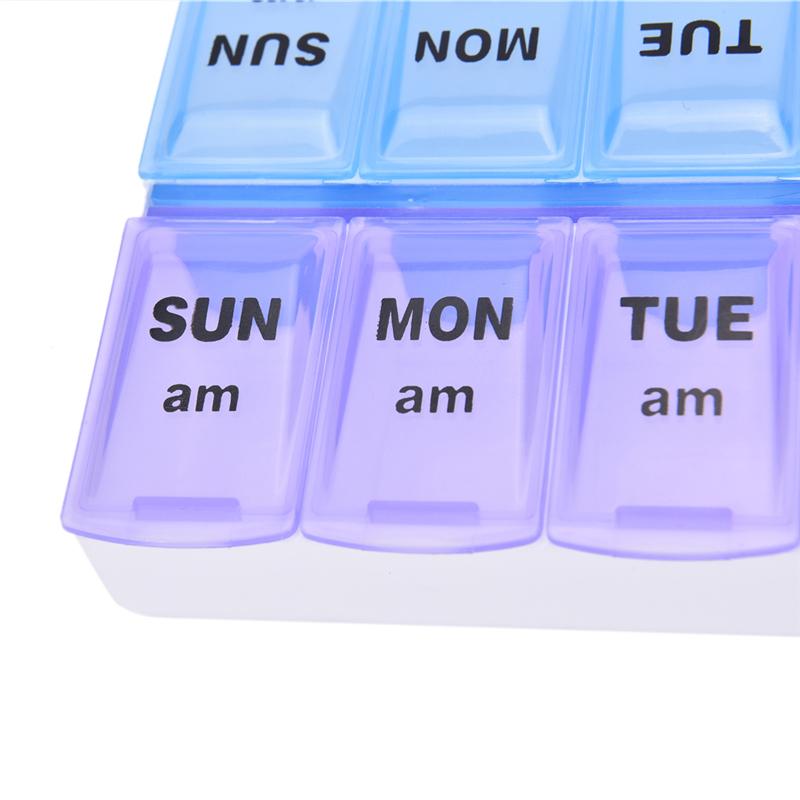 Verkauf 7 Day Weekly Pille Medizin Box Halter Lagerung Container Fall Tragbare