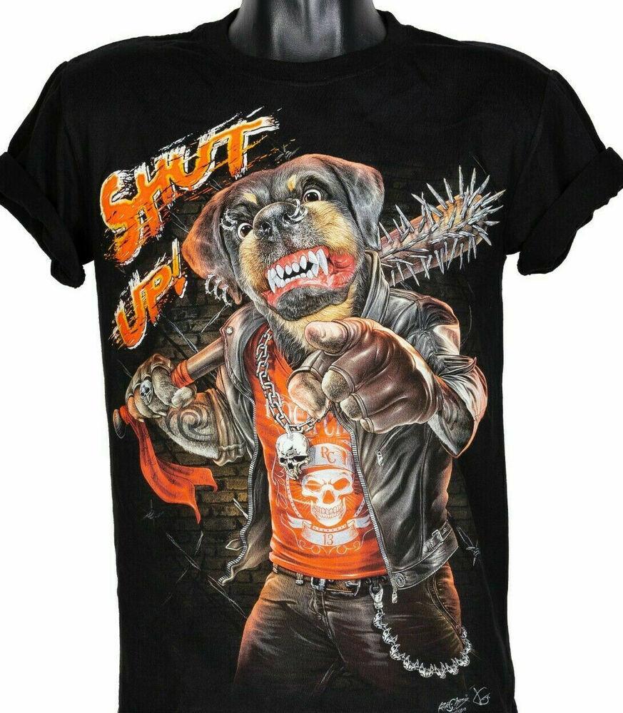 

Светящаяся в темноте футболка унисекс Rock Chang Original Shut Up Dog S